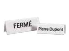 Promocome - Chevalet porte nom 120 x 45 mm