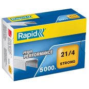 Rapid - Boîte de 5000 Agrafes Strong 21/4 - jusqu'à 15 feuilles - acier galvanisé