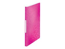 Leitz WOW - Porte vues - 40 vues - A4 - rose métallique