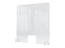 Nobo - hoestscherm - 70 x 85 cm - transparant