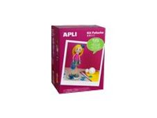Apli - Kit de poupée rouge - kit de travaux créatifs