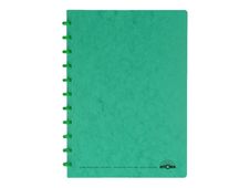 ATOMA Traditional Colours - Notitieboek - ringbandsysteem - A4 - 72 vellen / 144 pagina's - wit - van lijnen voorzien - verkrijgbaar in verschillende kleuren - karton