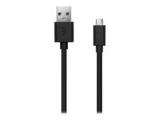 Bigben Connected WOW - USB-kabel - USB (M) naar micro-USB type B (M) - USB 2.0 - 2 A - 1 m - zwart