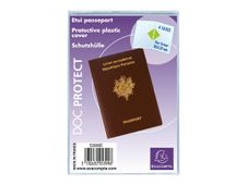 Exacompta - Pochette de protection - 125 x 90 mm - translucide incolore