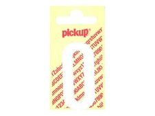 PICKUP LETTERING MONO Nobel - Zelfklevend etiket - voorgedrukt: O - mat wit