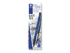 STAEDTLER Mars Lumograph - aquarelpotlood - 4B, 6B, 8B (pak van 5)