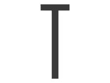 PICKUP Home 3D Stockholm - Teken - capital letter - 90 mm (height) - voor bevestiging op oppervlak - zelfklevend - acryl - grijs