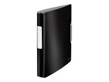 Leitz Active Style SoftClick - classeur à anneaux - pour A4 - capacité : 280 feuilles - noir satin