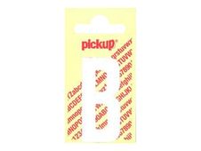 PICKUP LETTERING MONO Nobel - Zelfklevend etiket - voorgedrukt: B - mat wit