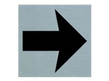 PICKUP Alulook - Teken - pijl - richting - 80 x 80 mm - zelfklevend