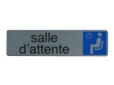 Exacompta teken - wachtkamer - salle d'attente - 165 x 44 mm - aluminium
