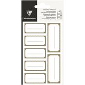 Clairefontaine Kraft Tropical - zelfklevend etiket (pak van 28)