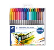 STAEDTLER Design Journey - stift met dubbele punt (pak van 36)