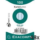 Exacompta - registratiekaart (pak van 100)