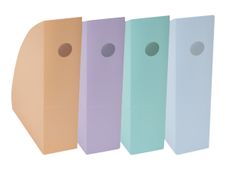 Exacompta MAG-CUBE Aquarel - tijdschriftenmap - voor A4 Plus - pastelkleuren, divers (pak van 4)