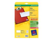 Avery - etiketten - 1625 stuks - 21.2 x 38.1 mm