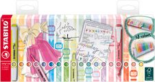 STABILO swing cool Fashion Edition by Marina Hoermanseder - markeerstift - fluorescerend blauw, fluorescerend oranje, fluorescerend rood, fluorescerend geel, fluorescerend groen, fluorescerend roze, fluorescerend lavendel, fluorescerend turquoise, pastel