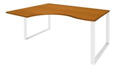 Burocean Urban - bureau - linkshoekig - berkenhout
