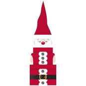 Clairefontaine Eurowrap - 3 Boîtes cadeau carrées - finition peluche père Noël