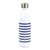 Gourde Bouteille isotherme - blanc/bleu - Yoko Design