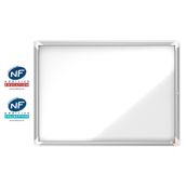 Nobo - Vitrine intérieure 8 A4 (924 x 668 mm) - cadre aluminium fond métal