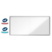 Nobo - Vitrine intérieure 27 A4 (2000 x 970 mm) - cadre aluminium fond métal