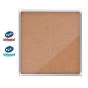 Nobo - Vitrine intérieure 12 A4 (925 x 970 mm) - fond liège