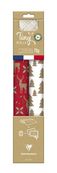 Clairefontaine - Set d'emballage cadeaux rouge/blanc - Tiny Rolls