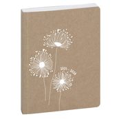 Agenda Green - 1 jour par page - 12 x 17 cm - ombellifères - exclusivité Bureau Vallée