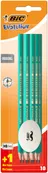 BIC EVOLUTION 650 - potlood + wisser - HB - pack van 10