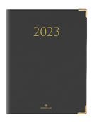 Agenda Kiev - 1 semaine sur 2 pages - 22 x 28 cm - gris - Oberthur