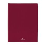 Agenda Odessa - 1 semaine sur 2 pages - 22 x 28 cm - bordeaux - Oberthur