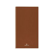 Agenda de poche Odessa - 1 semaine sur 2 pages - 9,5 x 17,5 cm - marron - Oberthur