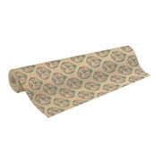 Clairefontaine - Papier cadeau kraft - 70 cm x 50 m - 70 g/m² - boules de Noël