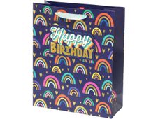 Legami - Sac cadeau - 11,5 cm x 26,5 cm x 32,5 cm - arc-en-ciel