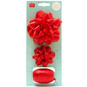 Legami - Pack de 2 nœuds et 1 ruban d'emballage - rouge
