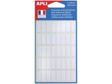 Apli Agipa - 280 étiquettes blanches adhésives - 8 x 20 mm - réf 111917