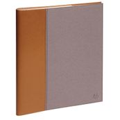 Agenda spiralé Denim Eurotime 24S - 1 semaine sur 2 pages - 16 x 24 cm - marron clair - Exacompta