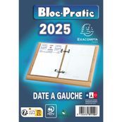 Bloc-Pratic - Bloc de bureau - date à gauche - Exacompta