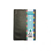 Agenda souple Clementina Frog - 1 semaine sur 2 pages - 21 x 27 cm - noir