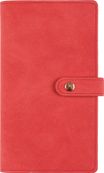 Agenda de poche spiralé Ramatuelle - 1 semaine sur 2 pages - 9,5 x 17 cm - corail - Oberthur