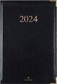 Agenda Kiev - 1 semaine sur 2 pages - 22 x 30 cm - noir - Oberthur