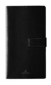Agenda de poche Milano - 1 semaine sur 2 pages - 9,5 x 17 cm - noir - Oberthur