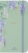 Agenda de poche Giverny - 1 semaine sur 2 pages - 9,5 x 17 cm - vert - Oberthur