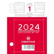 Oberthur - Bloc de bureau - date à gauche - 372 feuillets