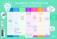 Planning hebdomadaire - 18 x 23 cm - Oberthur