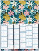 Calendrier Poster or - 6 mois par face - 32 x 42 cm - Oberthur