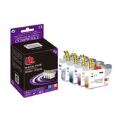 Cartouche compatible Brother LC421XL - pack de 4 - noir, cyan, magenta, jaune - Uprint
