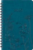 Agenda de poche spiralé Primrose - 1 semaine sur 2 pages - 10 x 15 cm - vert canard - Oberthur