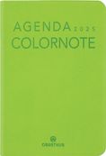 Agenda Colornote - 1 semaine sur 2 pages - 10 x 15 cm - vert pomme - Oberthur